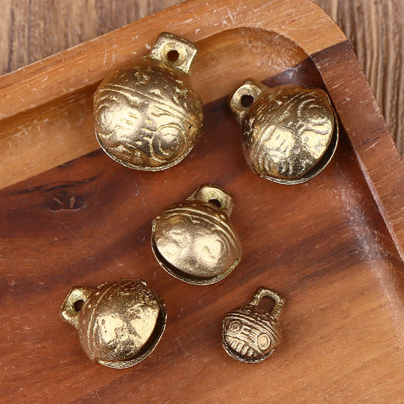 11mm/14mm/16mm/18mm/20mm Dog Cat Collar Bells Copper Bells Sound Loud Brass Bells Vintage Mini Craft Bells Animal Pet Bells