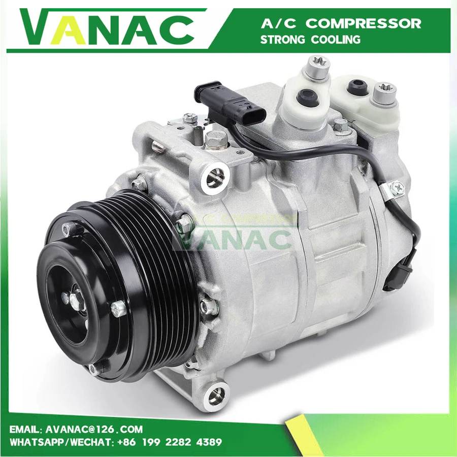 7SES17C Ac Compressor For Mercedes GL500 BENZ GLE320 GLE400 GLE450 GLS63 X166 63 AMG W166 W292 4472500252 A0008303501 0008303501