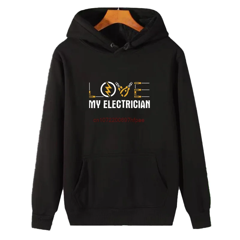 Save A Fuse Blow An Electrician Fashion Graphic Hooded Sweatshirts New In Hoodies & Sweatshirts Winter Thick Sweater Hoodie