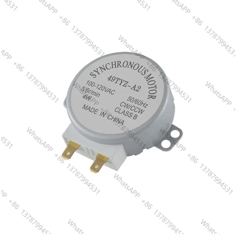 49TYZ-A2 microwave oven motor rotary table motor permanent magnet synchronous motor 100V-120V 5/6 rpm