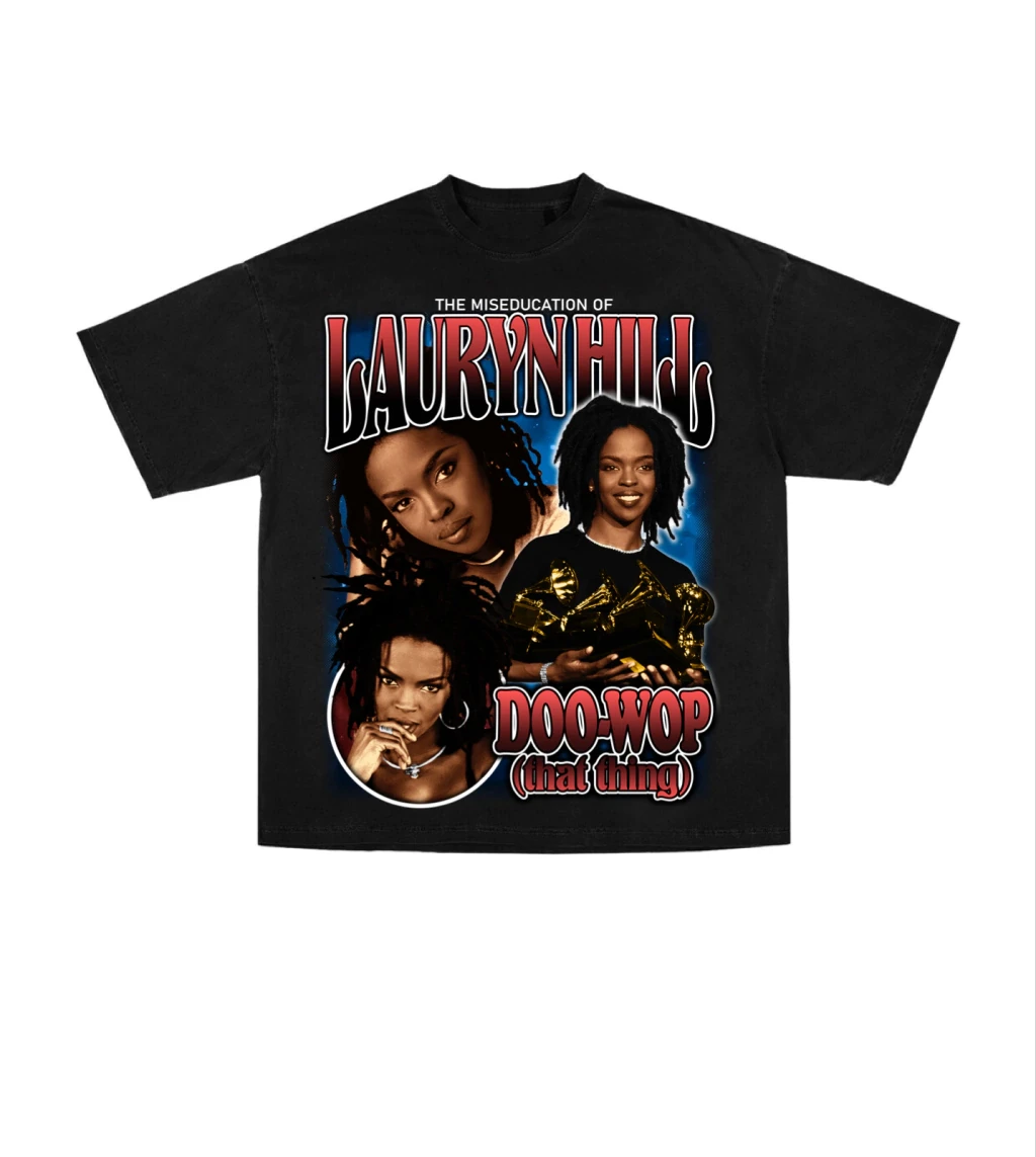 2026 Fashion Singer LAURYN HILL TShirt Mens Womens Cotton Tees Ummer Casual Short Sleeve Round Neck Clothing Loose Tops Trend