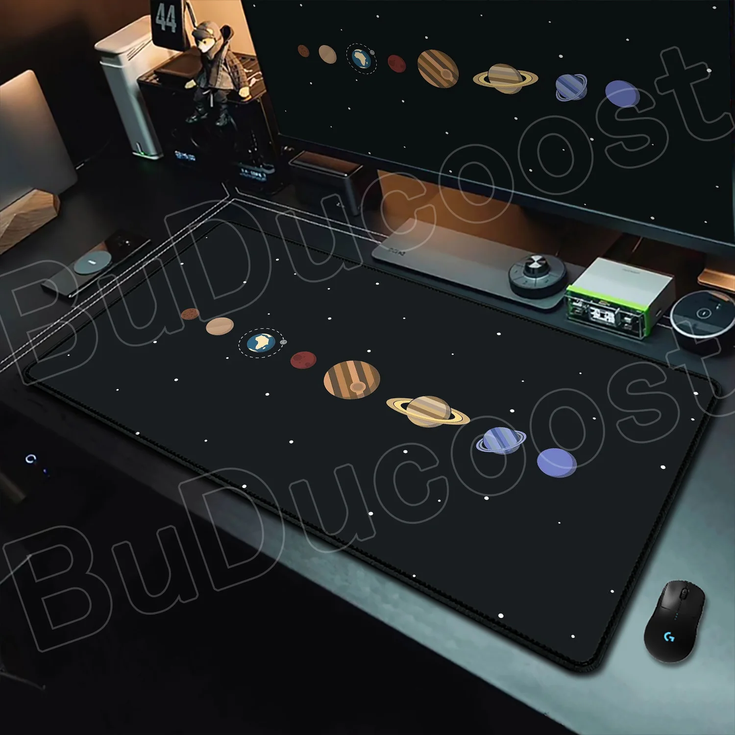 Planets in The Solar System Mouse Pad Gamer Space Universe Game Home Computer Mousepad XXL Soft Office Carpet Computer Mouse Mat