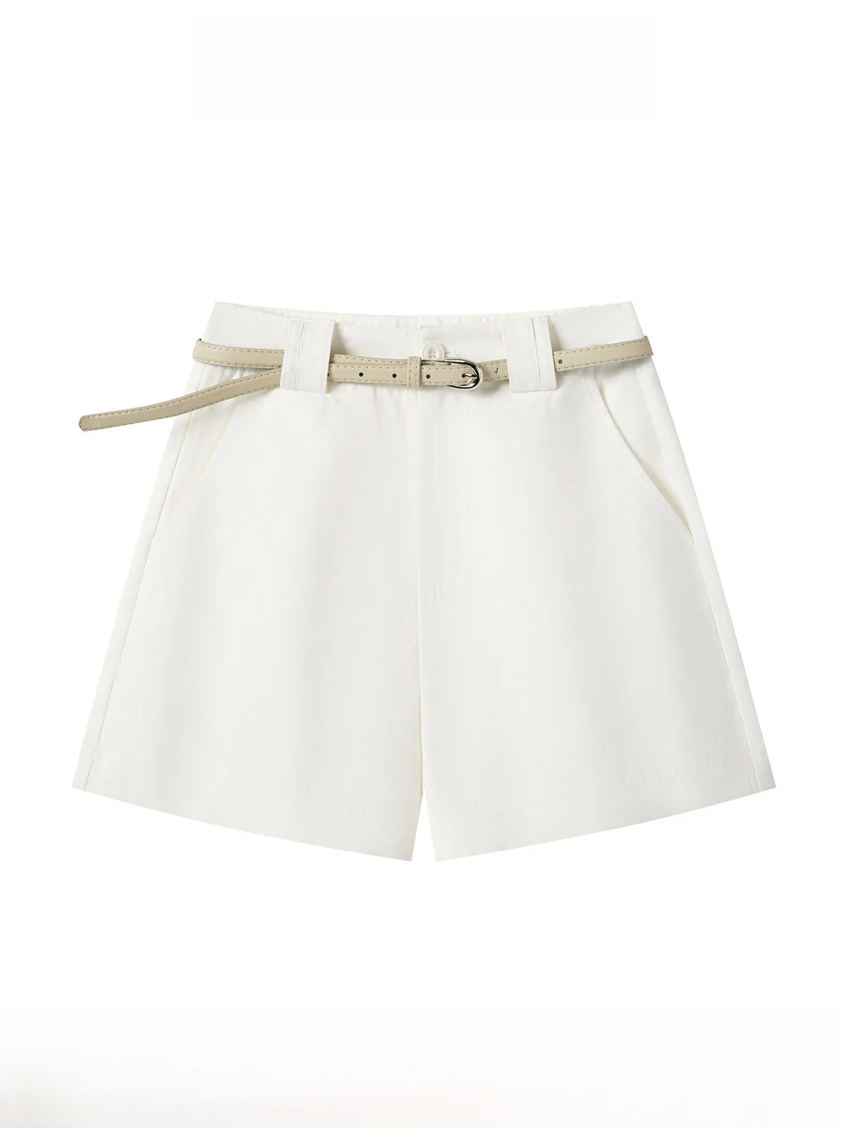 

Белые свободные прямые брюки для женщин с высокой талией, повседневные летние новые простые модные корейские хлопковые брюки