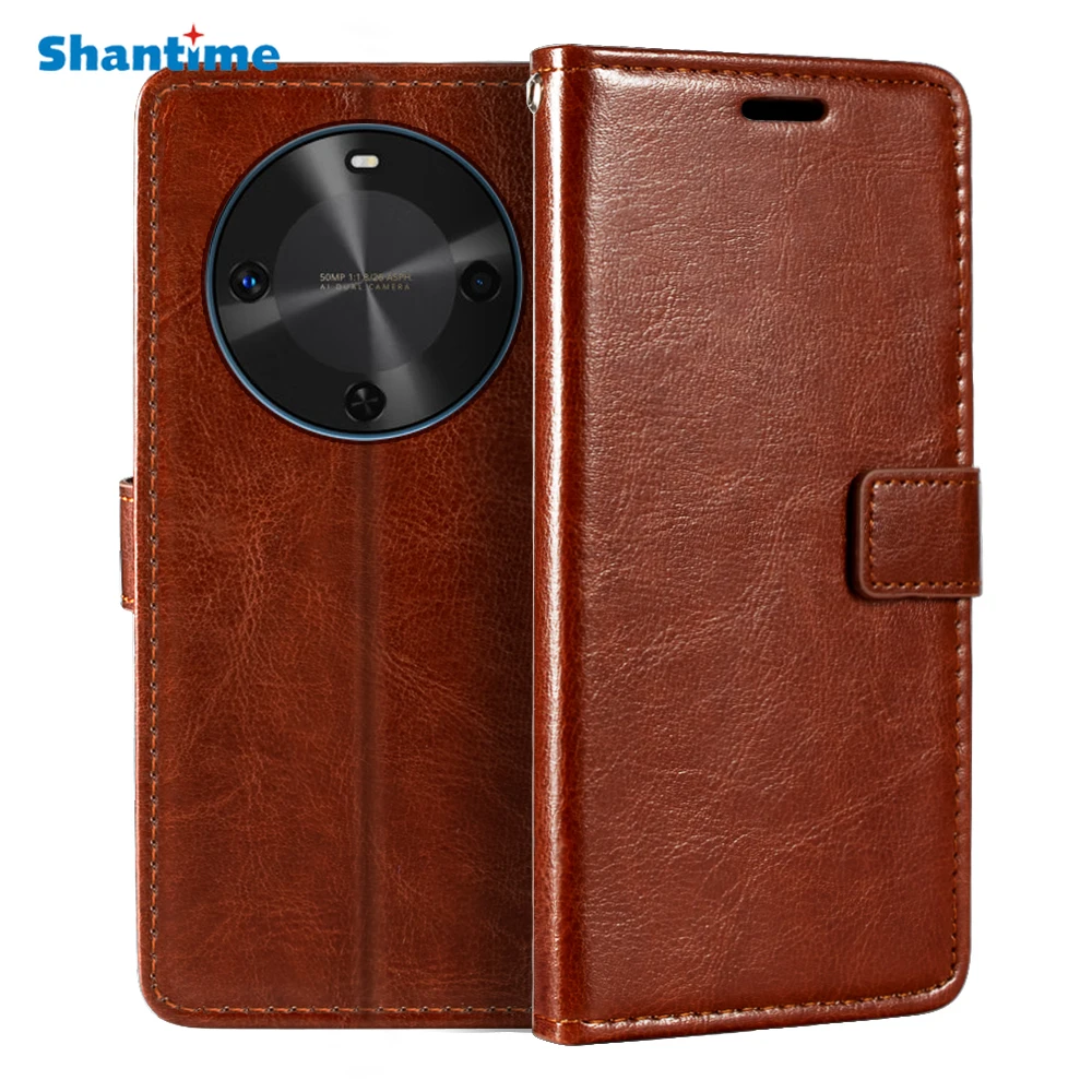 Case For Huawei China Telecom Maimang 30 5G Wallet Premium PU Leather Magnetic Flip Case Cover With Card Holder And Kickstand