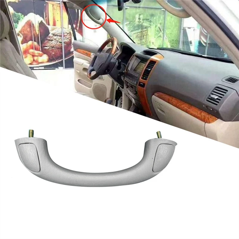 

2Pcs Car Roof Assist Handle Pull 7460344020 For Lexus GX470 2003-2009 Inside Grip Handle Armrest