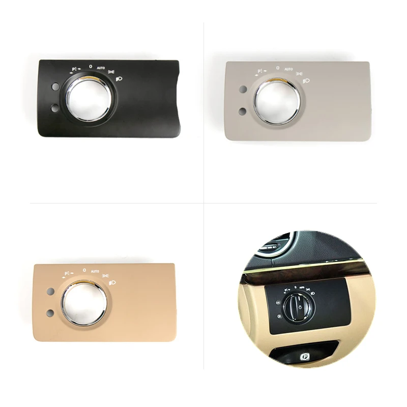 

1 шт. автомобильные аксессуары, кнопка переключения передних фар, Накладка для Mercedes-Benz W164 ML GL 2007 2008 2009 2010 2011