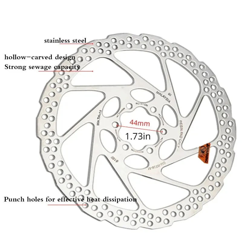 SM RT56 Disc Brake Rotor 160mm 180mm SM-RT56 Bicycle Brake Disc MTB Hydraulic Brake Disc Rotor Road Mountain Bike Parts