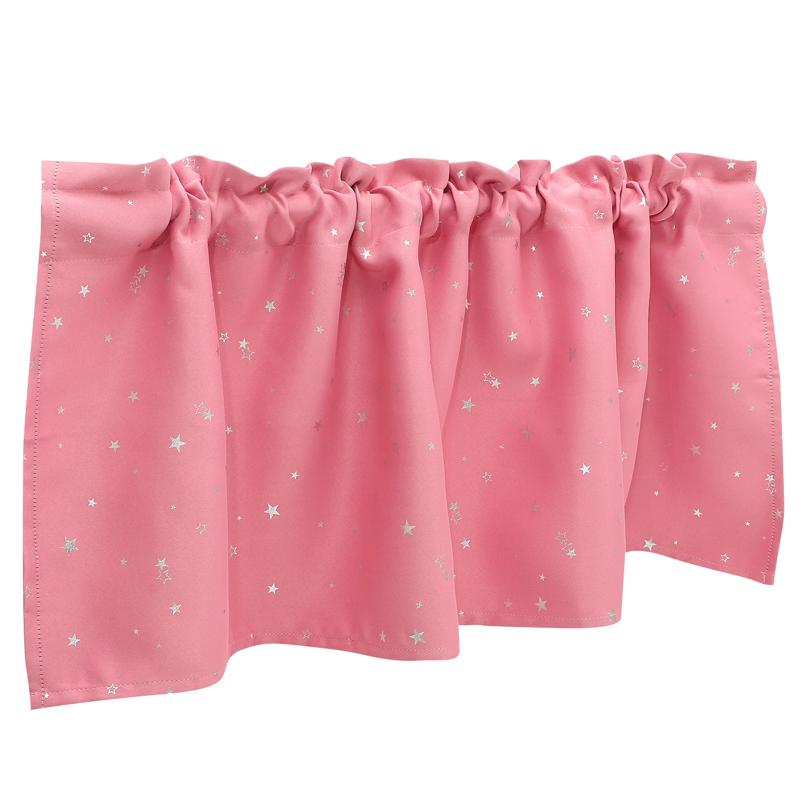 

Kitchen Cabinet Short Valance Blackout Curtain Lightweight Window Cover for Bathroom Laundry Room Living Room Curtain Valance