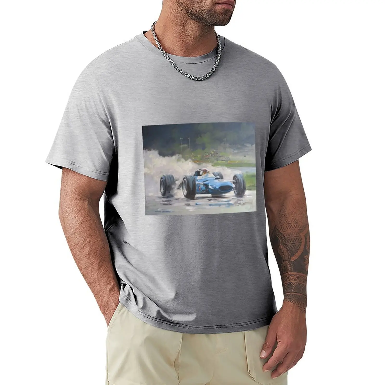 Racing in the wet, Jackie Stewart T-shirt blacks sublime sweat mens graphic t-shirts funny