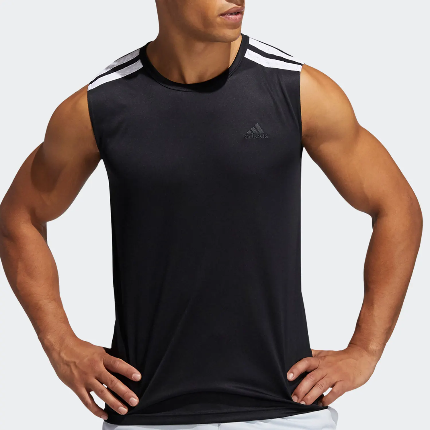 

Adidas official genuine men's basketball casual sports sleeveless top vest GT3017