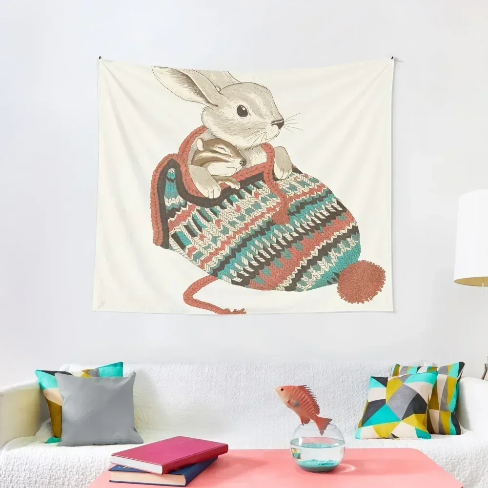 

cozy chipmunk Tapestry Home Decorations Aesthetic Decoration For Home Aesthetic Room Decor Cute Decor Tapestry