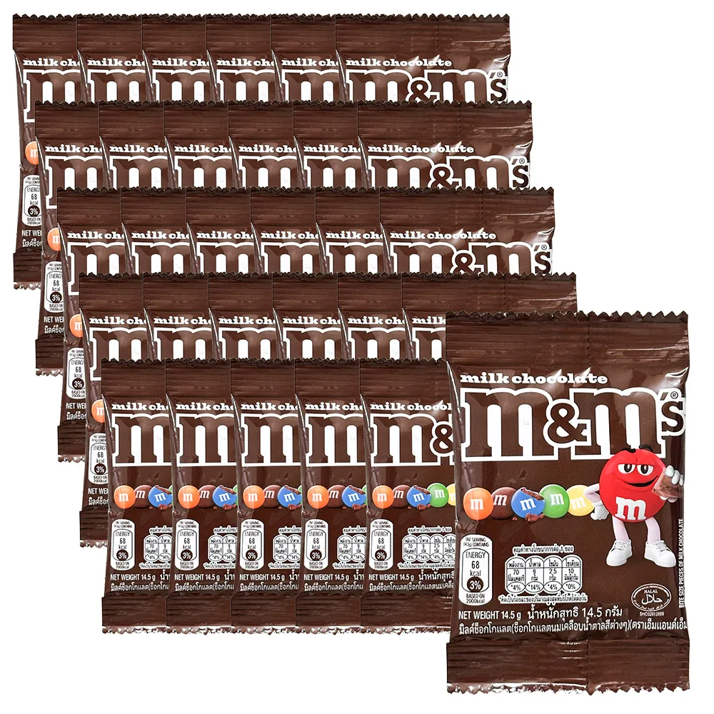 Mm's Milchschokolade, lustige Größe, 14,5 g x 30 Stück