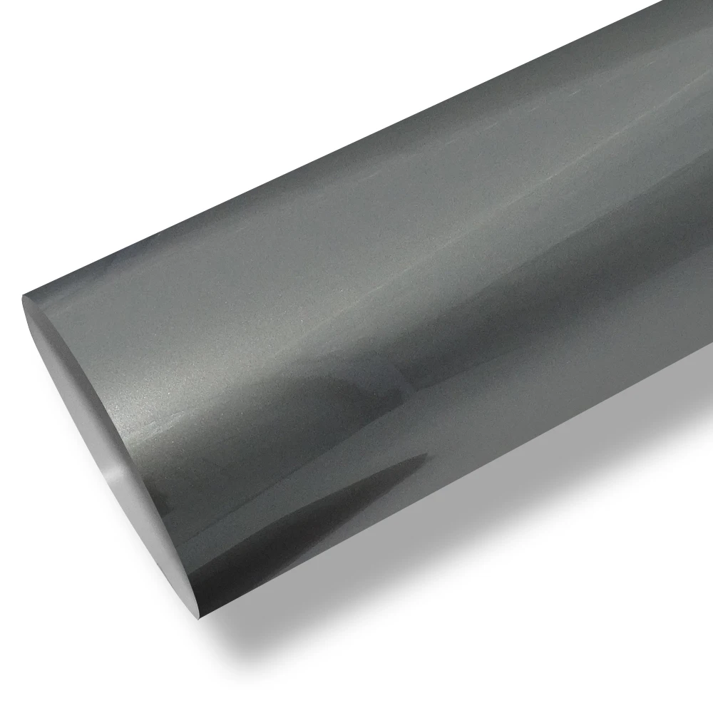 Super Gloss Metallic Gunmetal Grey Car Wrap Vinyl ManuFacturers Roll