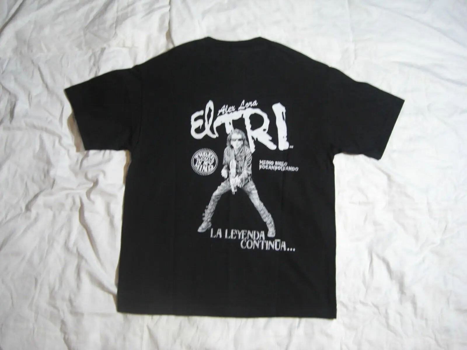 El Tri Alexa Lora Spanish Rock Band T Shirt Black Medium 50 Anos long or short sleeves