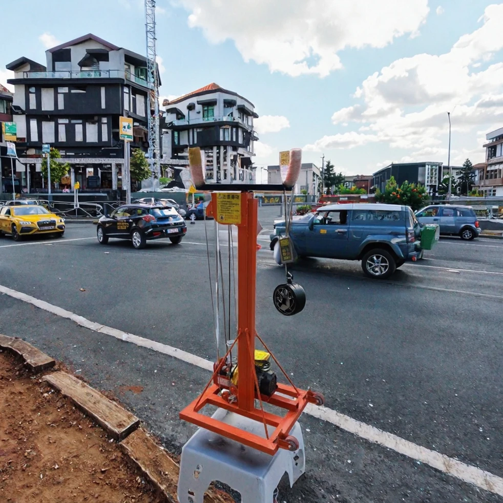 

Электрический мобильный подъемник для труб и грузов, новое оборудование для подъема и перемещения труб, для отелей
