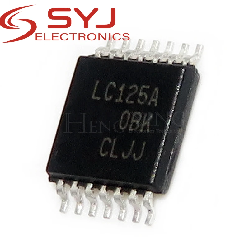 10piece SN74LVC125APWR SN74LVC125 LC125A TSSOP-14