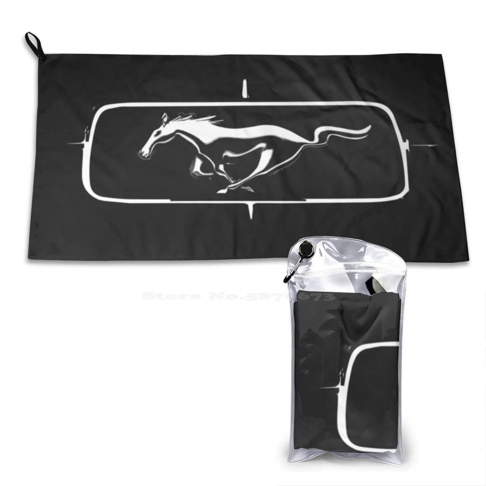 Classic Grill Sport Towels Outdoor Hiking Cycling Swimming F150 Gt Cars Muscle Classic Race Sports V8 Engine America Racing