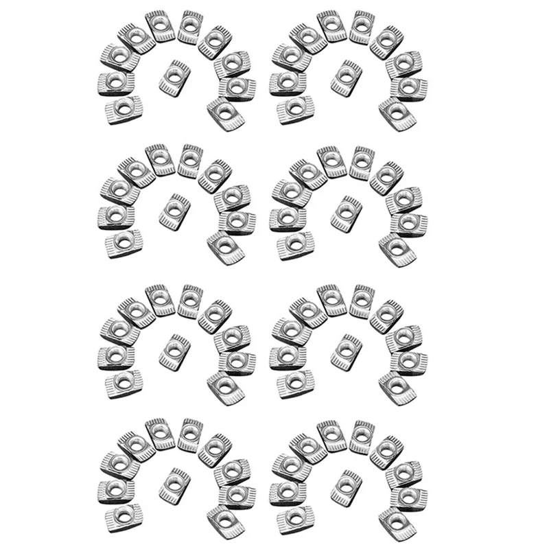 

BMBY-800 шт. M5 Молотковая гайка Углеродистая сталь Алюминиевый соединитель Т-образный крепеж Скользящая гайка