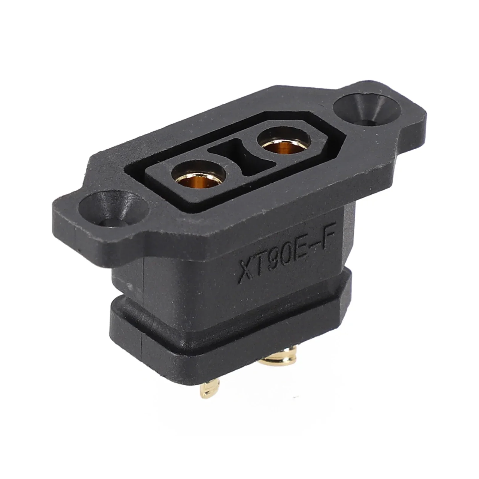 Imagem -06 - Conector de Bateria Banhado a Ouro Plugue Fêmea Xt90e Conector Montável Xt90 Soquete Preto Original Amass-xt90e-f