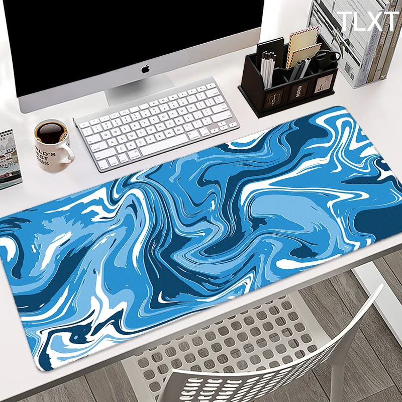 Strata-mousepad abstrato para computador, tamanho grande, 90x40cm, xxl, para gamer, pc, mesa, teclado