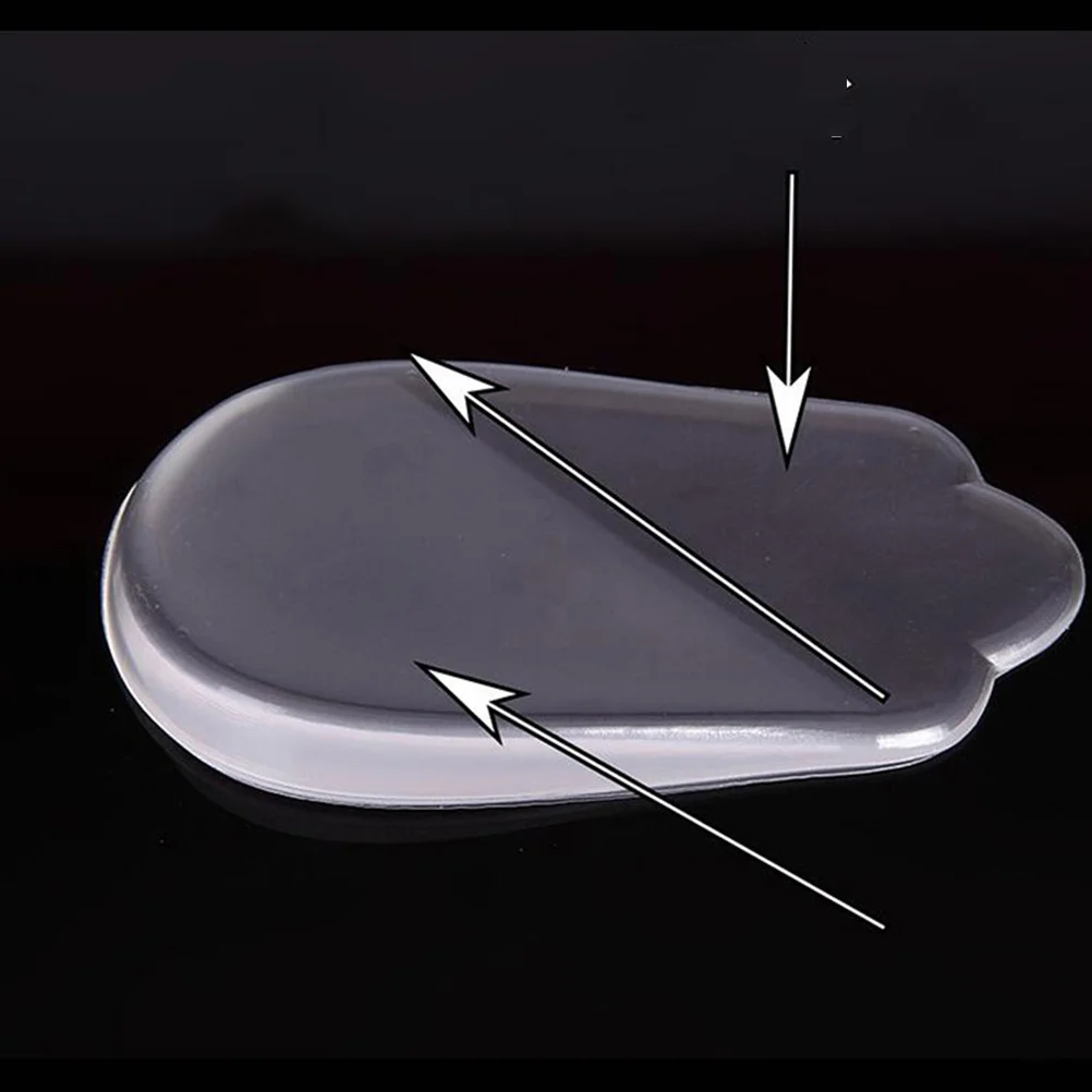 

1Pair Silicone Orthotic Insoles Heel Pads O X Legs Correction Transparent Lift Inserts Size L Arch Support Pressure Relief