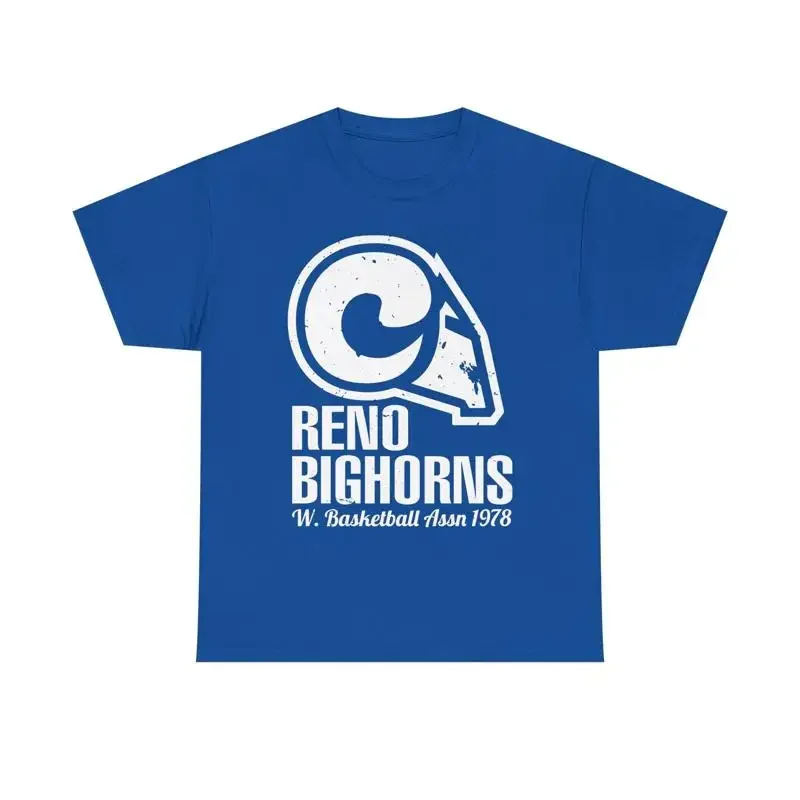 Reno Bighorns Nevada Basketball 1978 1979 T shirt