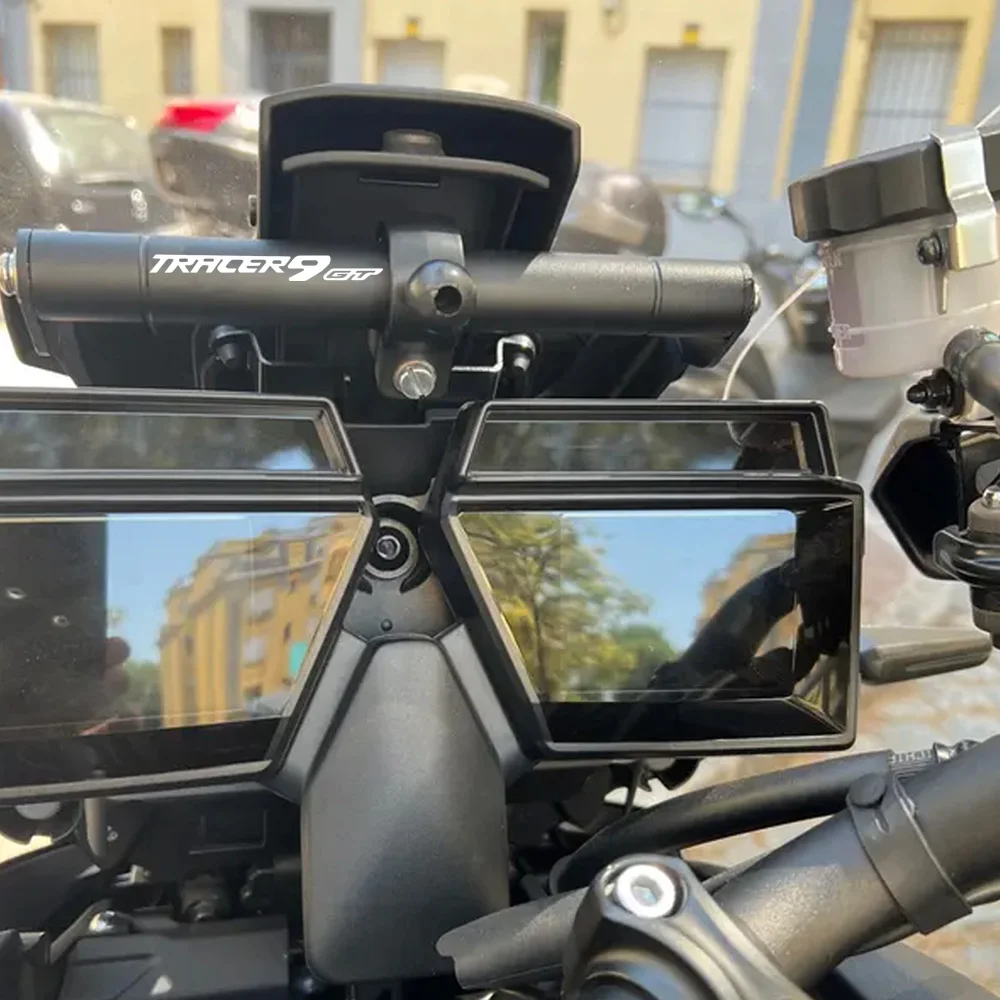 

2025 2024 Tracer 9 GT+ GPS Navigation Phone Holder For YAMAHA Tracer 9GT+ Plus Tracer9gt 2023 Cellphone Bracket Extension Holder