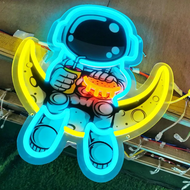 LED neon light luminous characters creative modeling night light, decorative signs