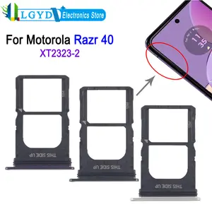 Bilashmart SIM Card Tray Motorola Razr 40 5G XT2323 2 Phone SIM Card Tray Adapter Replacement Part