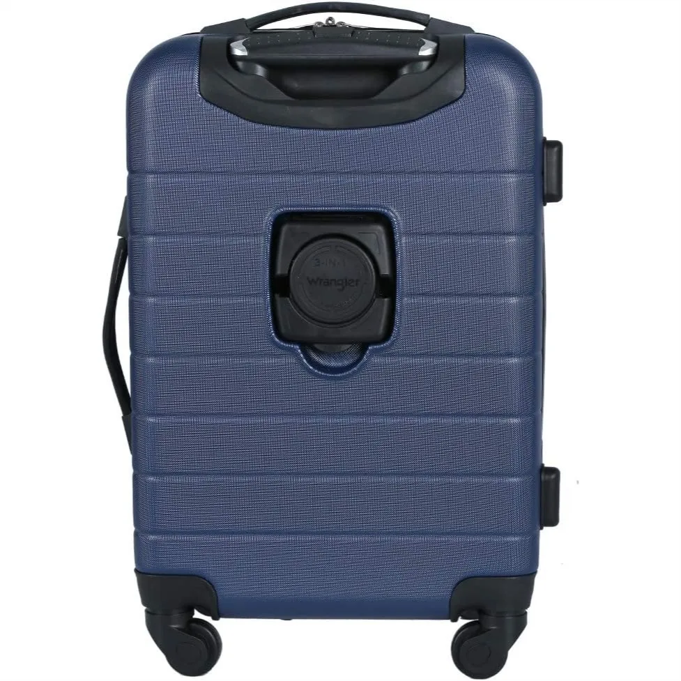 Smart Spinner Hardside Luggage 22-Inch Carry-On with USB Port, Cup Holder, Phone Holder, Expandable, 360° Wheels