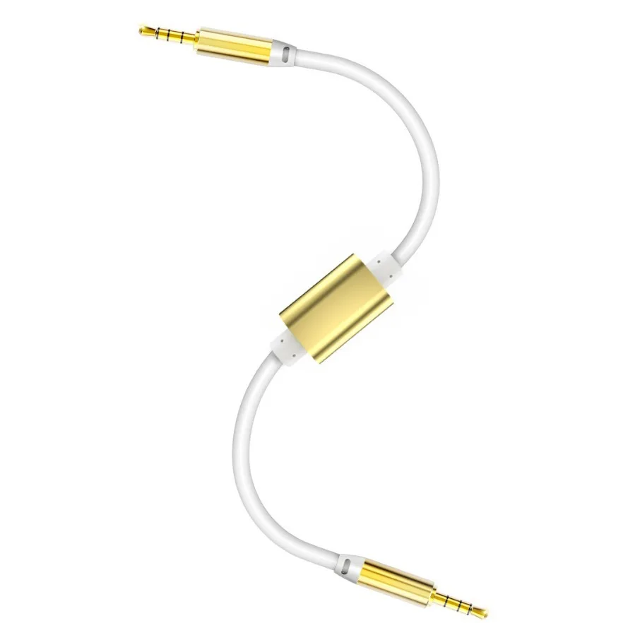 Audio Bidirectional Recording Cable Two Layer Shield Onsite Dubbing for Live Broadcast Recording Multiple Instruments 3.5mm