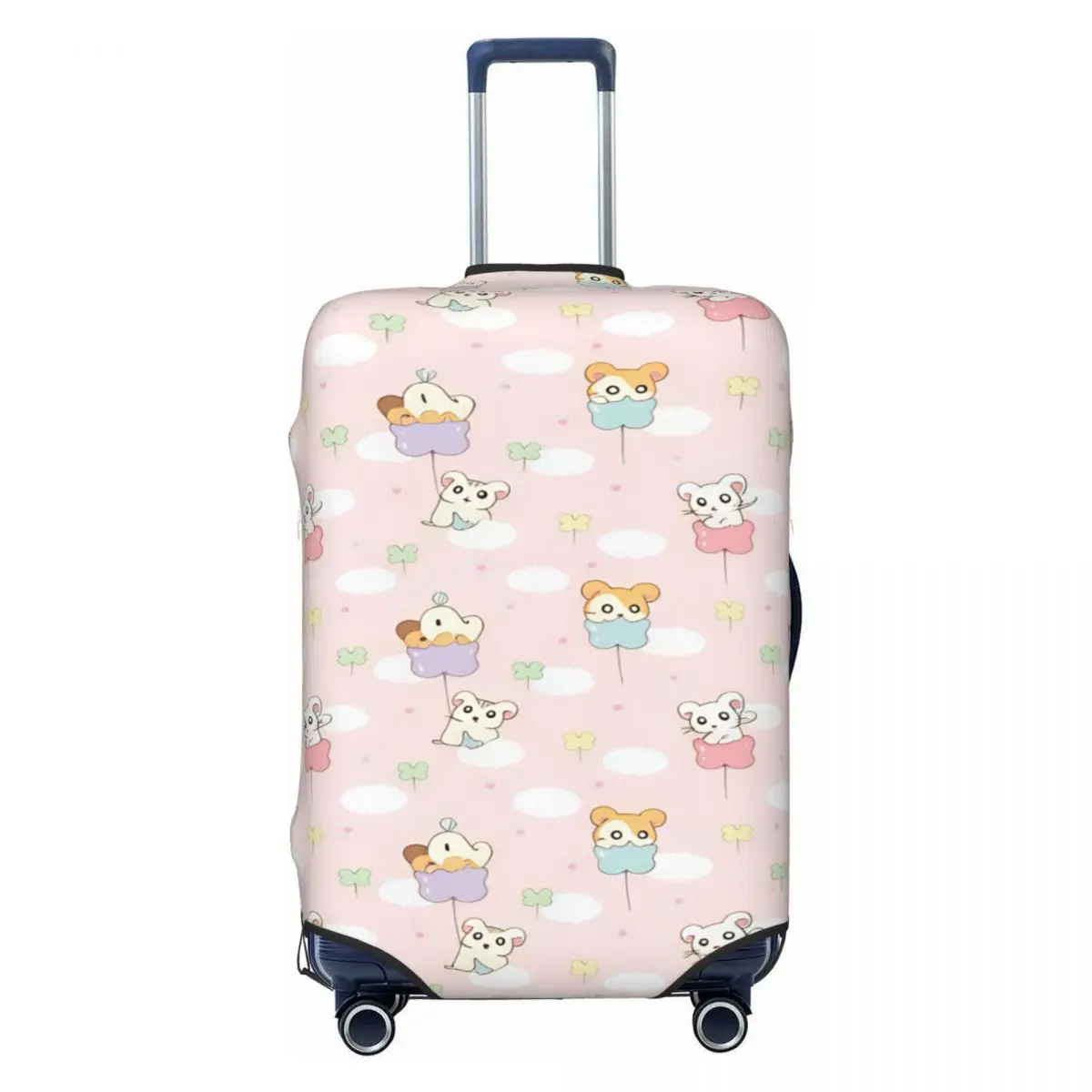 Hamutaro Suitcase Cover Holiday Useful Luggage Supplies Cruise Trip Protector