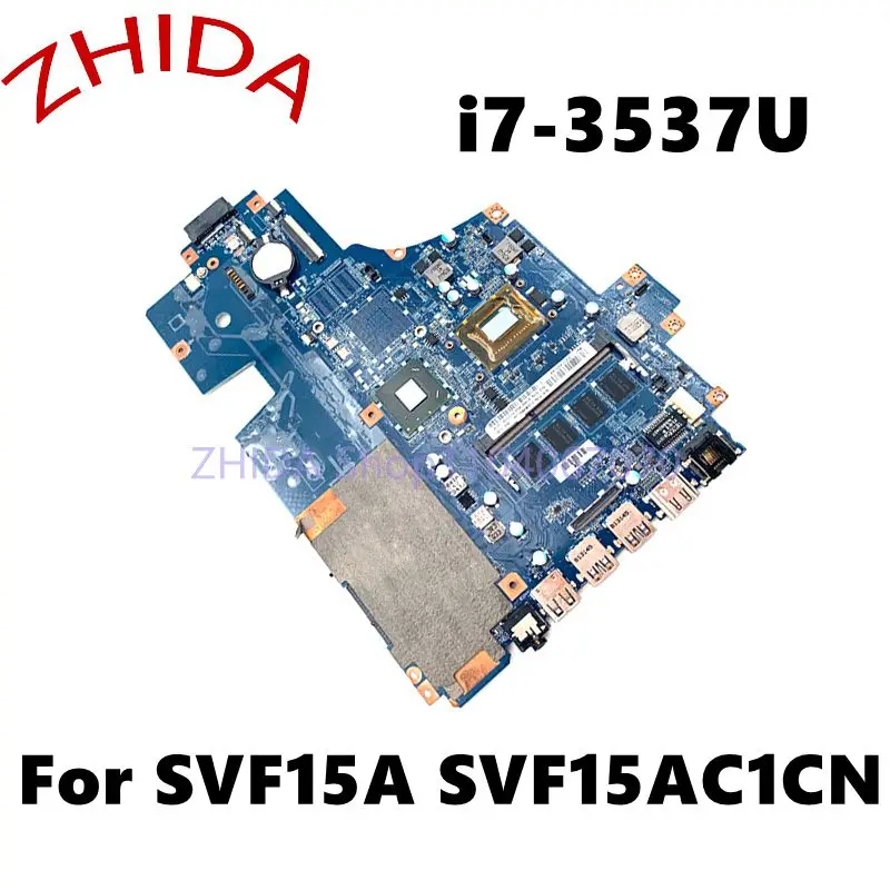 

Материнская плата для ноутбука SONY SVF15A SVF15AC1CN HM77 DDR3 i7-3537U Бортовая материнская плата DA0GD6MB8E0 A1946145A полностью протестированная