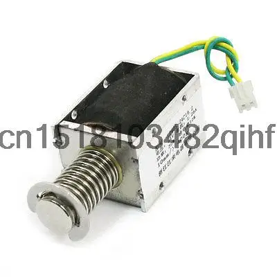 DC24V 30W 1.26A Linear Pull Type Solenoid Electromagnet 10mm 400g