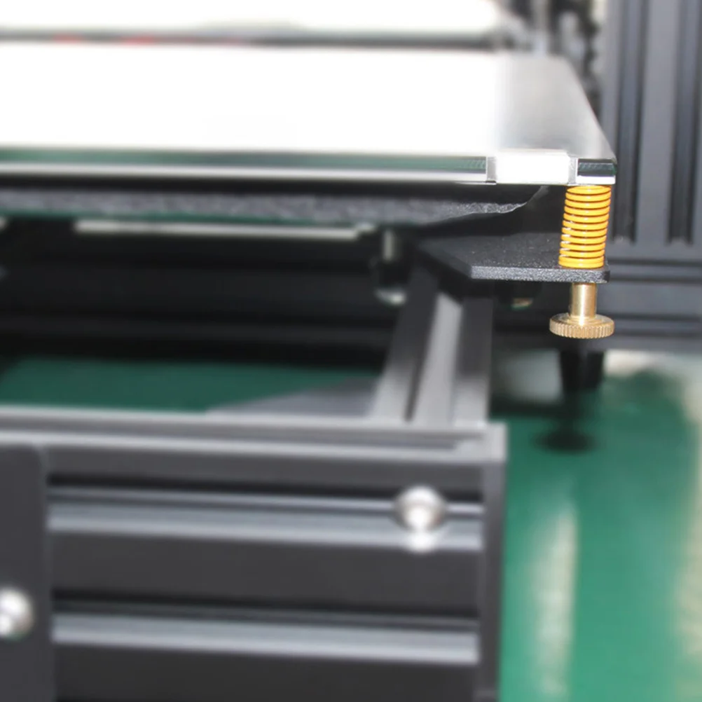 

12Pcs 3D Printer Heated Bed Spring Light Load Compression Spring Yellow Die Springs for Leveling Strong Flat Stiffer