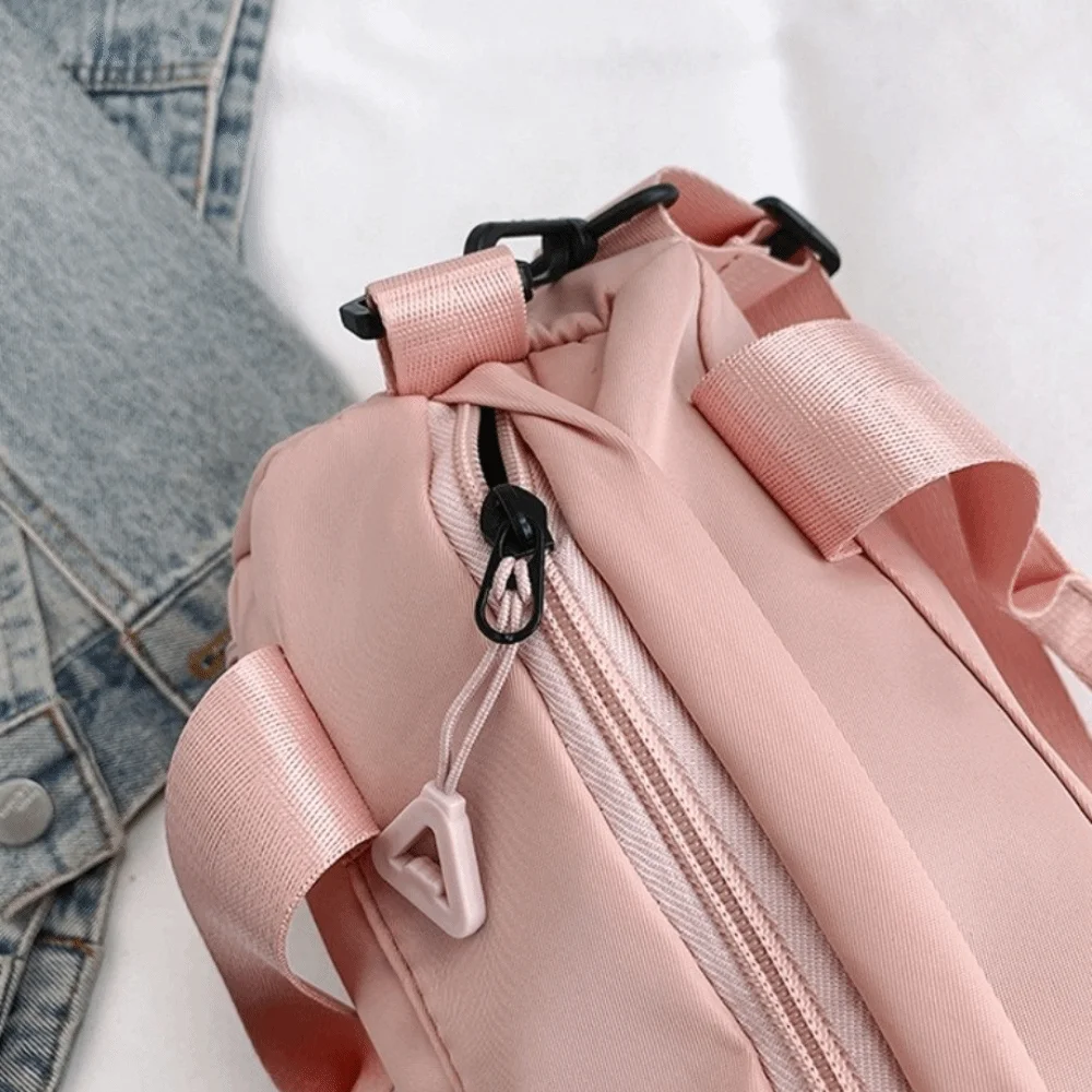 Fashion Adjustable Strap Nylon Crossbody Bag Large Capacity Zipper Closure Shoulder Bag Canvas Waterproof Tote Bag Daily Use