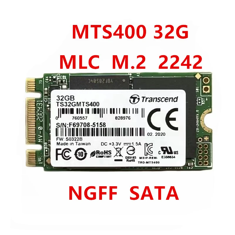 Solid State Drive TS32GMTS400 32G NEW  MTS400 M.2 2242 MLC Granule SATA m2 Notebook SSD