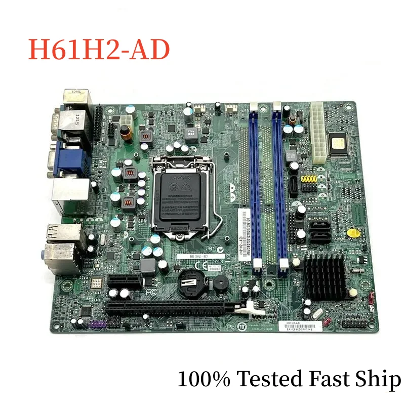 

H61H2-AD For ACER SX2855 1600X B430 XC600 Motherboard 100% Tested Fast Ship