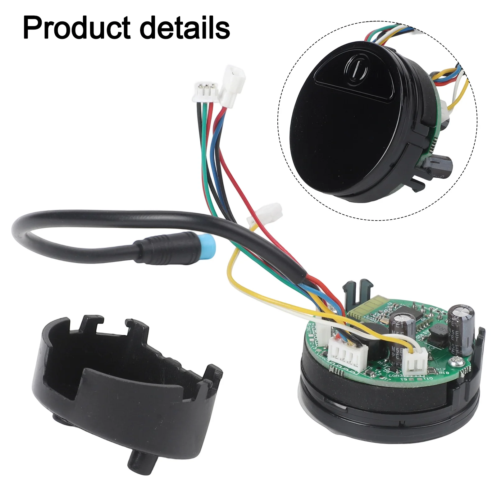 For Ninebot ES2 ES3 ES4 Dashboard Replacement Display Panel with Circuit Board Functionality Compatible with E22 E23 E24 E25