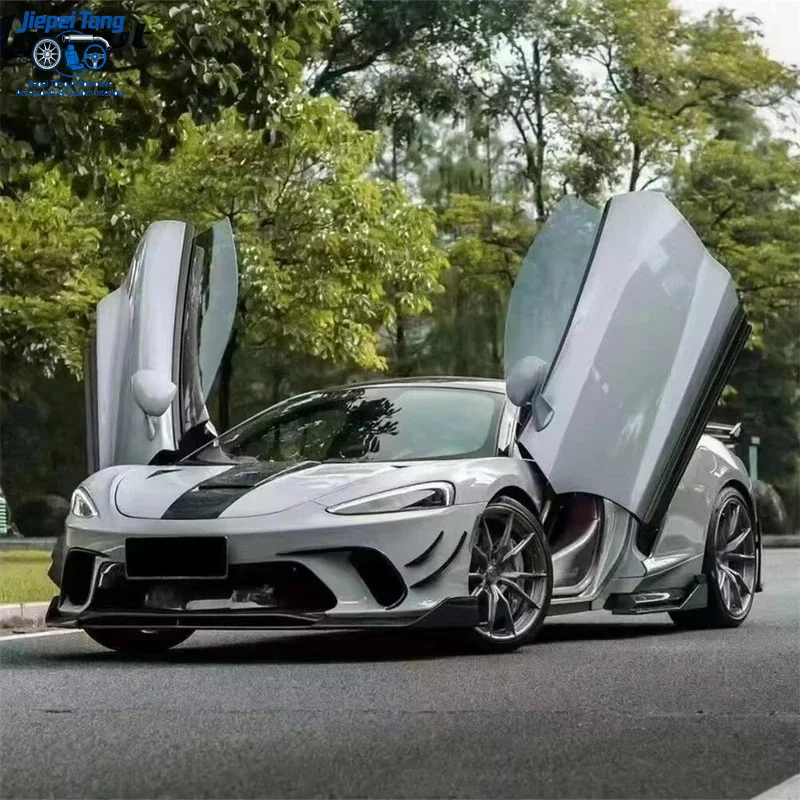 High Quality Dry Carbon Fiber for McLaren GT Upgrade P Style Front Lip Rear Diffuser Auto Parts Body Kit Tuning