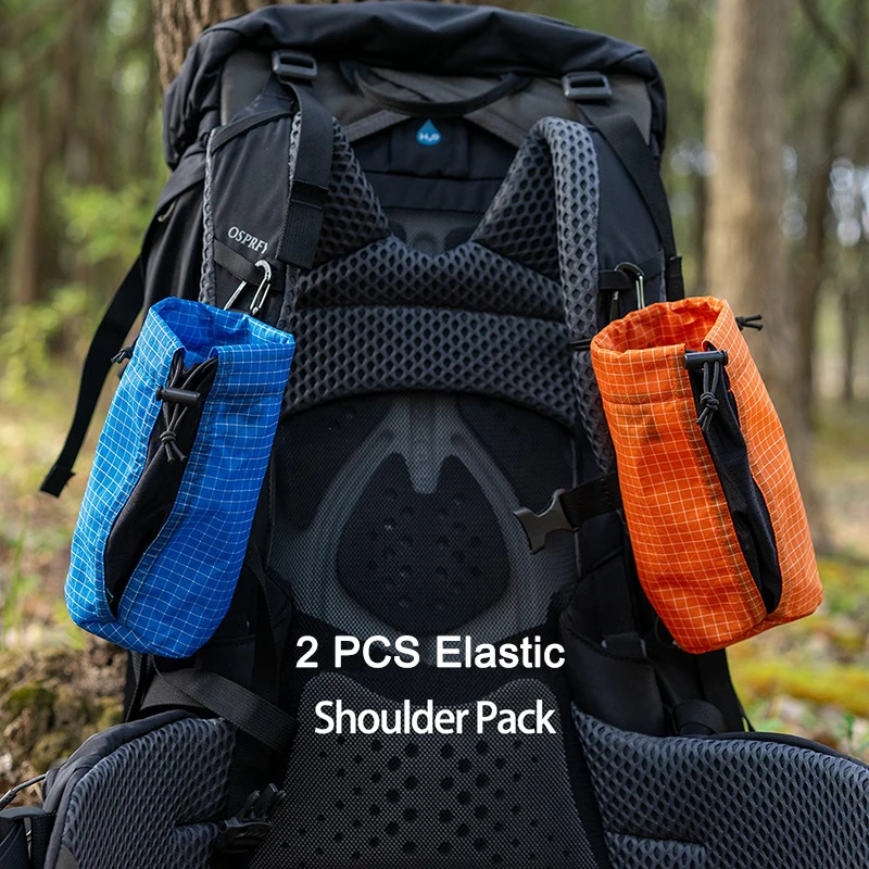 

2pcs UHMWPE Shoulder Bags Elastic Storage Pack Backpacking Camping Gears Outdoor Lightweight Arm Pouch for Hiking Climbing