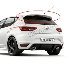 EPFBSQP High Quality ABS Platic Rear Roof Spoiler For Volkswagen Seat LEON MK3 5F Spoiler 2012-2020 Car Tail Wing Decoration