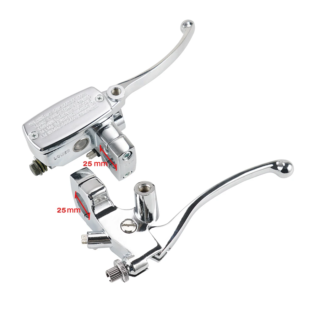 1" Handlebar Clutch Brake Master Cylinder Lever for Honda Shadow VT750C Magna VF750C VT600C VT1100 VT1300 VTX1300 VTX1800 GL1500 - view 2
