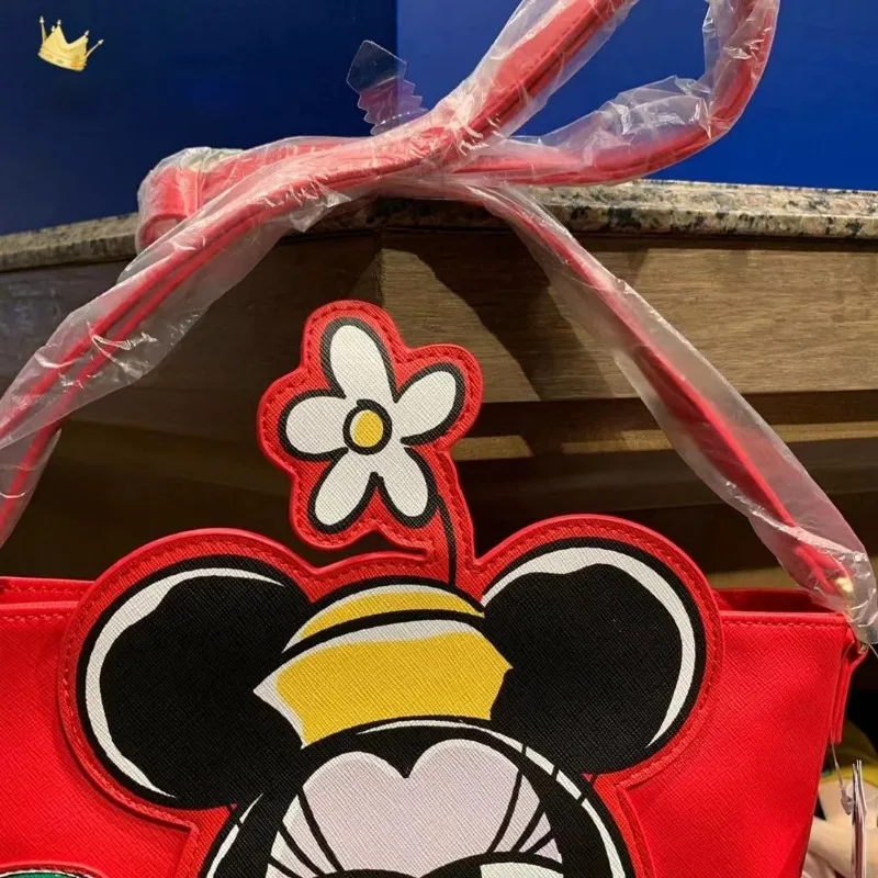 Borsa a tracolla per ragazze nuova Disney Minnie borsa da donna originale di marca di lusso borsa a tracolla per ragazze di moda 3D Cartoon