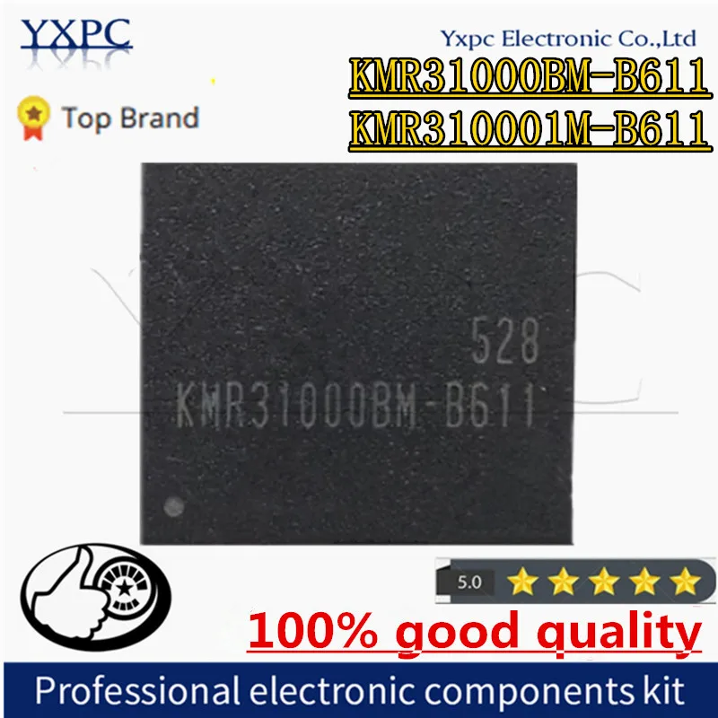 KMR31000BM-B611 KMR310001M-B611 KMR31000BM B611 KMR310001M B611 16G BGA221 EMCP 16GB Memory IC Chipset with balls