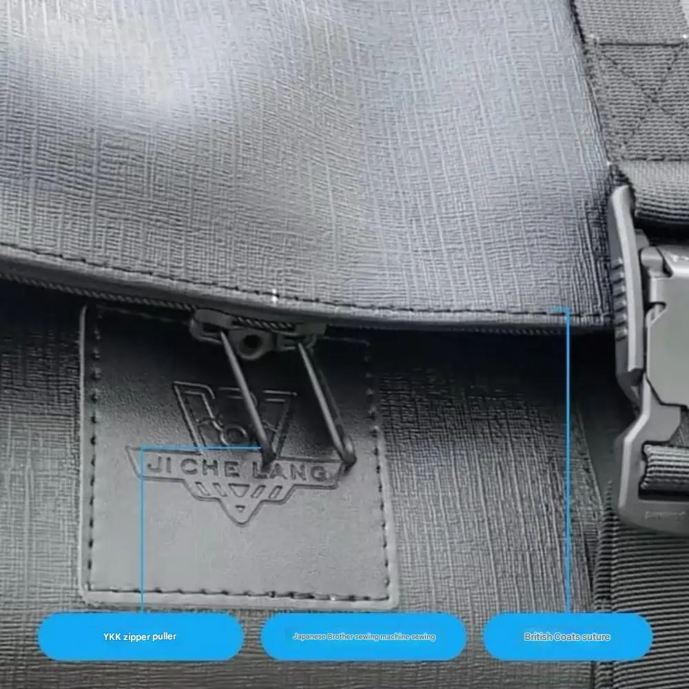 For Benda Dark Flag 500 Motorcycle Side Bag Full/Half Helmet Capacity Quick Release Anti-theft Lock