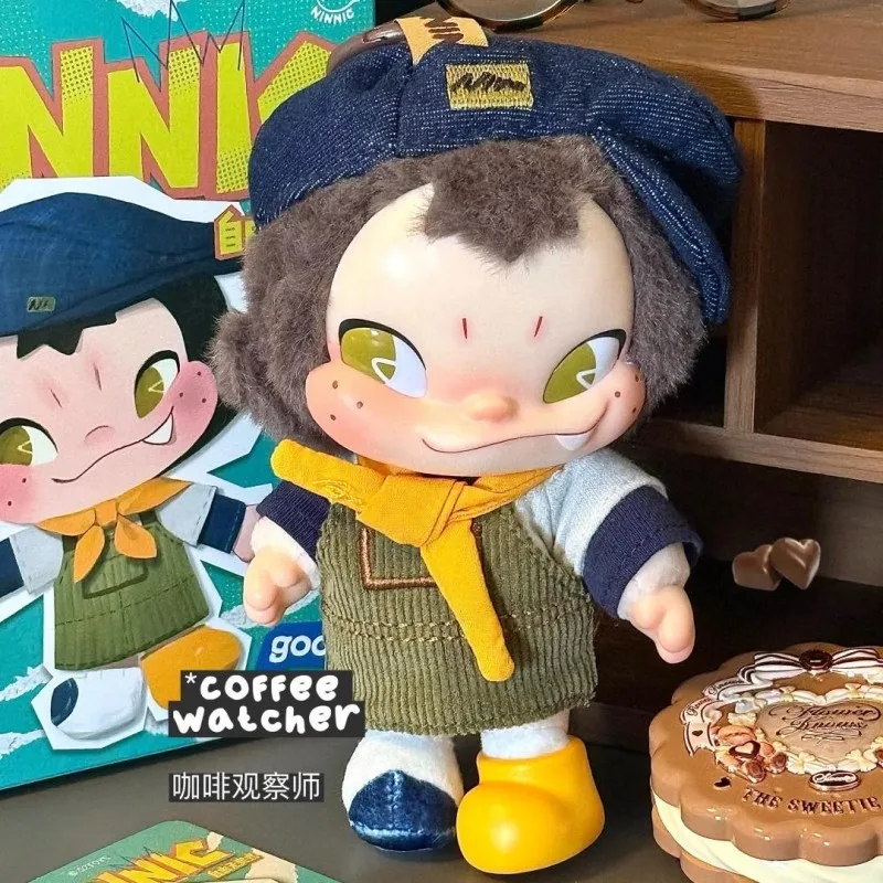 กล่องสุ่ม NINNIC Wild & Free Series ตุ๊กตาไวนิล NINNIC กระเป๋าเซอร์ไพรส์ ตุ๊กตาแปลกตา จี้ห้อยพวงกุญแจ ของตกแต่ง ของเล่น