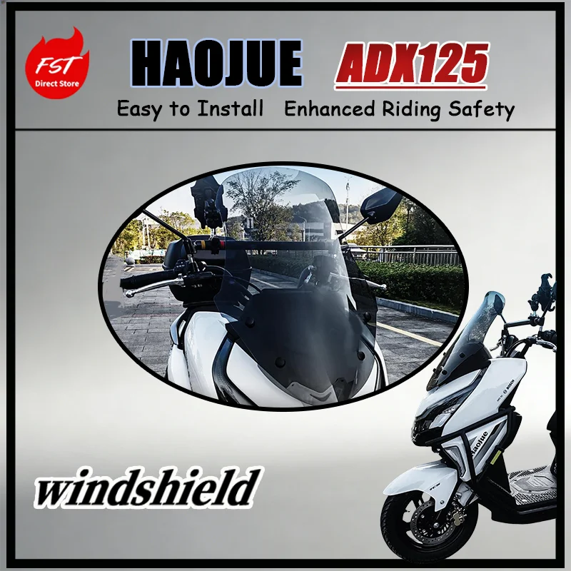 FOR Haojue ADX125 Motorcycle Windscreen Clear Vision Maximum Wind Protection Accessory with Wholesale Discount