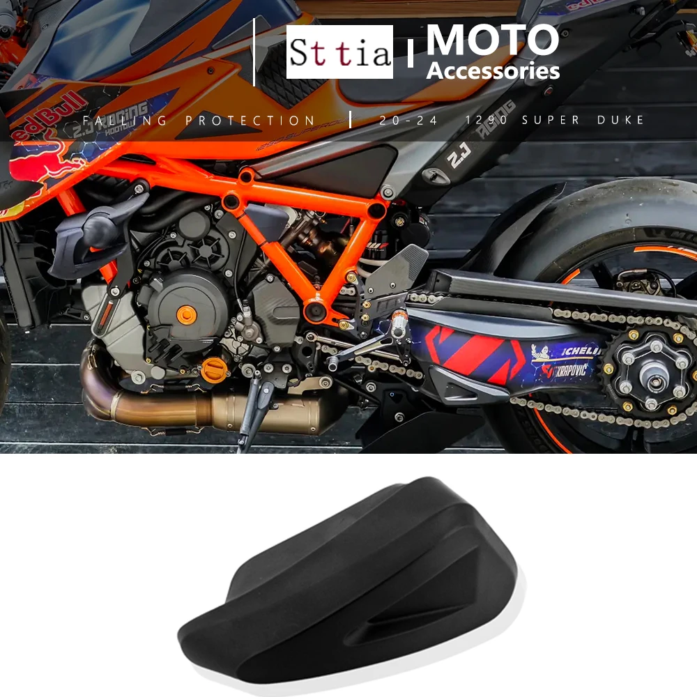 

Для 1390 SUPERDUKE R 2024- Для 1290 SUPERDUKE SUPER DUKE R 2020-2023 SWINGARM CRASH BOBBIN Frame Crash Sliders Защитные накладки