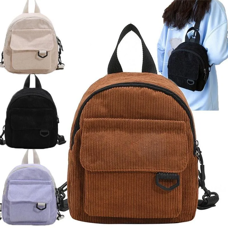 Mini Backpack Women Small Shoulder Bag Teenage Girls Multi-Function Small Bagpack Female Phone Pouch Weekend Travel Backpacks